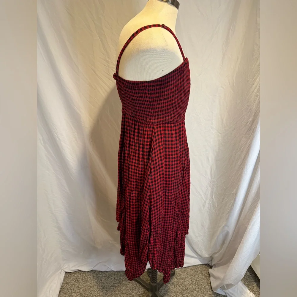 Torrid Red and Black Plaid Mini Dress - Picture 2 of 5